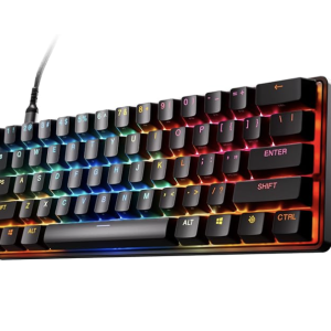 SteelSeries Apex Pro Mini Gen 3 OmniPoint 3.0 HyperMagnetic Switches — Adjustable Actuation — Rapid Trigger — Game-Ready Presets — Protection Mode — Rapid Tap/SOCD — RGB — PBT Keycaps — USB-C
